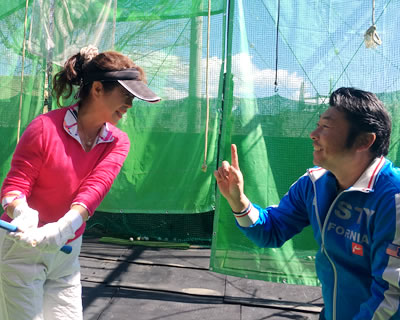 アプローチのレッスン風景